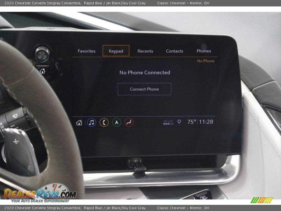 Controls of 2020 Chevrolet Corvette Stingray Convertible Photo #19