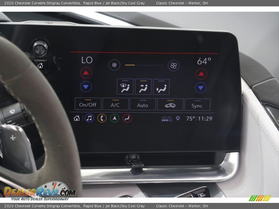 Controls of 2020 Chevrolet Corvette Stingray Convertible Photo #21