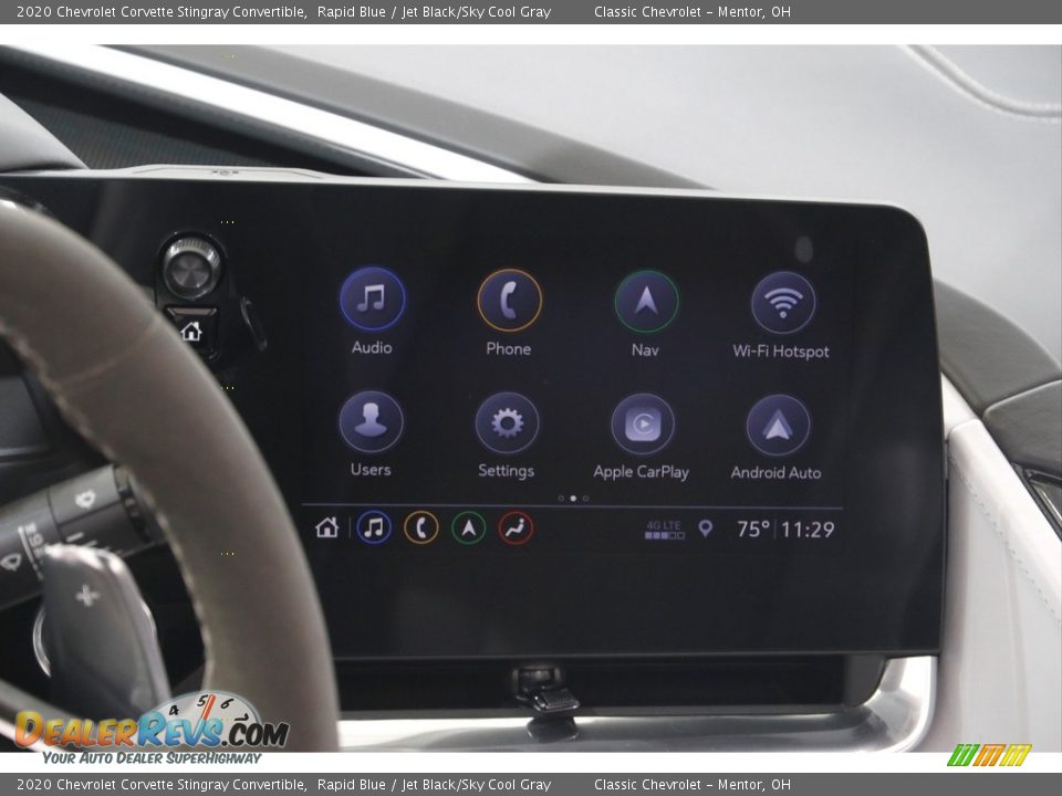 Controls of 2020 Chevrolet Corvette Stingray Convertible Photo #22