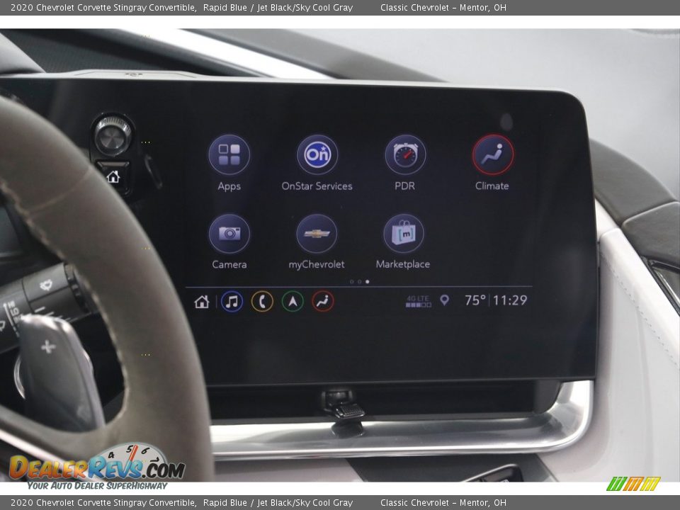 Controls of 2020 Chevrolet Corvette Stingray Convertible Photo #23