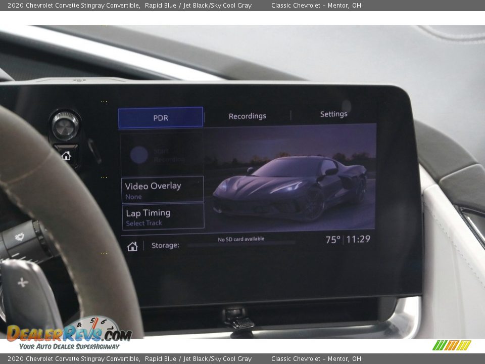 Controls of 2020 Chevrolet Corvette Stingray Convertible Photo #24