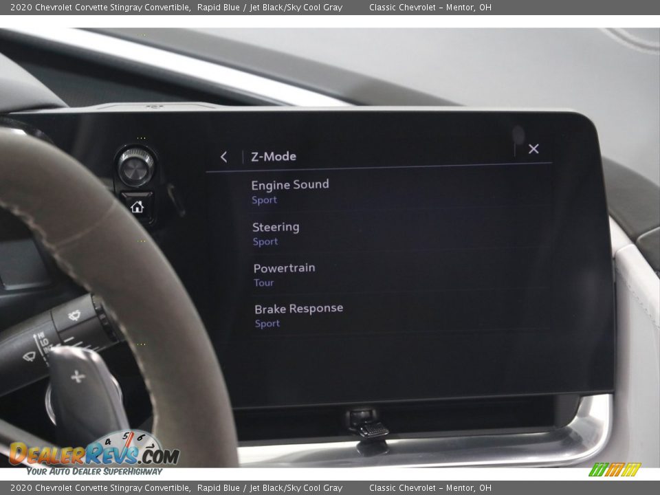 Controls of 2020 Chevrolet Corvette Stingray Convertible Photo #25