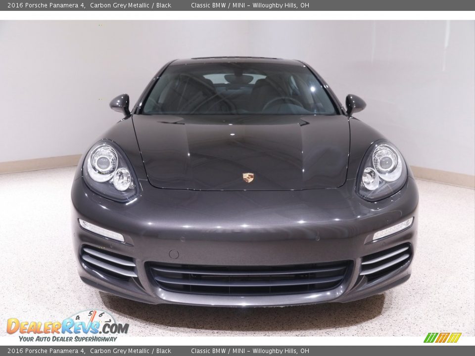 2016 Porsche Panamera 4 Carbon Grey Metallic / Black Photo #2