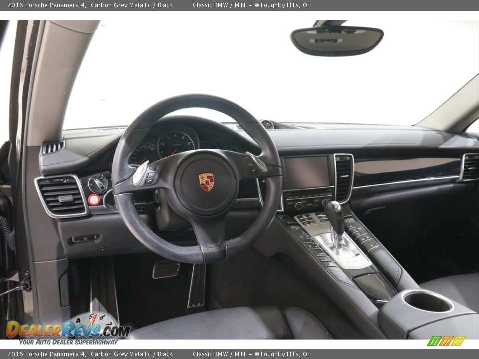 2016 Porsche Panamera 4 Carbon Grey Metallic / Black Photo #6