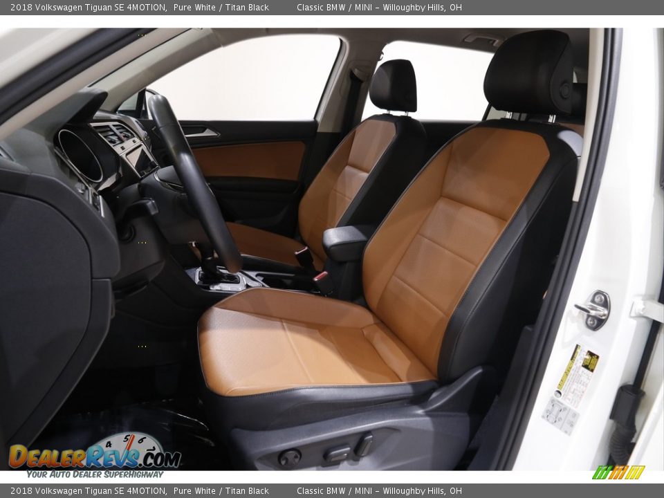 2018 Volkswagen Tiguan SE 4MOTION Pure White / Titan Black Photo #5