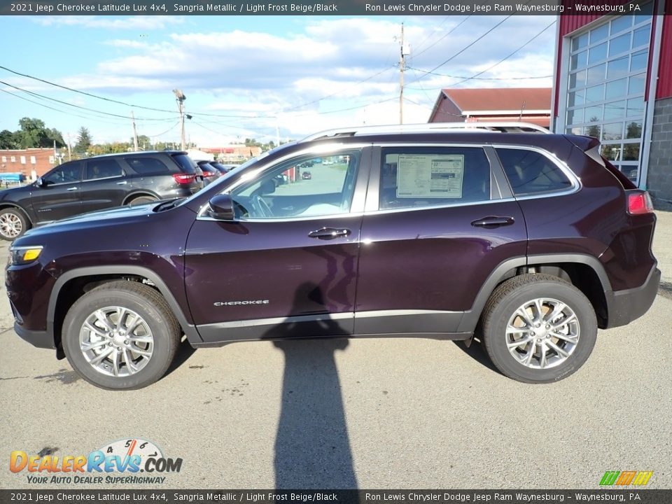 Sangria Metallic 2021 Jeep Cherokee Latitude Lux 4x4 Photo #2