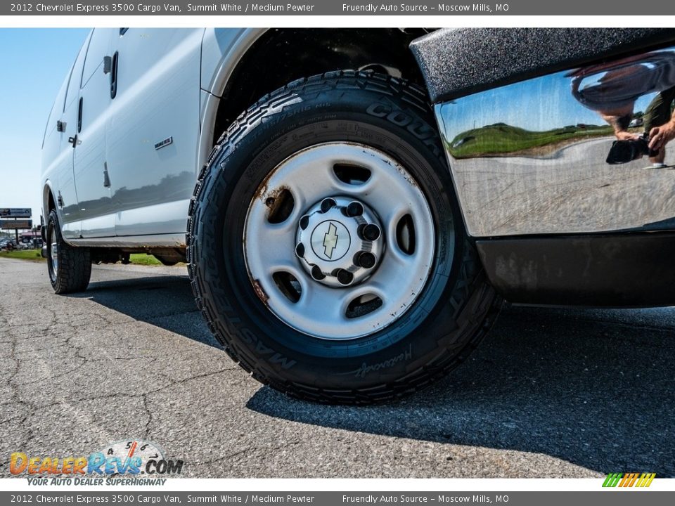 2012 Chevrolet Express 3500 Cargo Van Summit White / Medium Pewter Photo #2