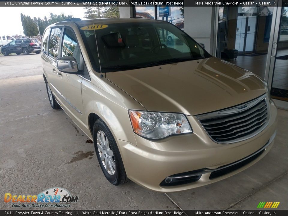 2011 Chrysler Town & Country Touring - L White Gold Metallic / Dark Frost Beige/Medium Frost Beige Photo #2