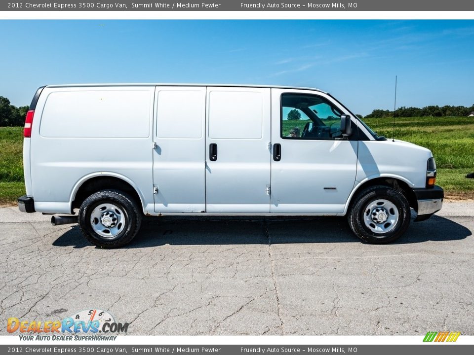 Summit White 2012 Chevrolet Express 3500 Cargo Van Photo #3