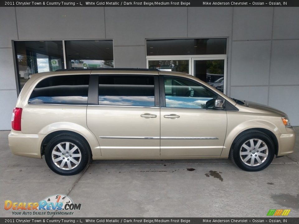 2011 Chrysler Town & Country Touring - L White Gold Metallic / Dark Frost Beige/Medium Frost Beige Photo #3