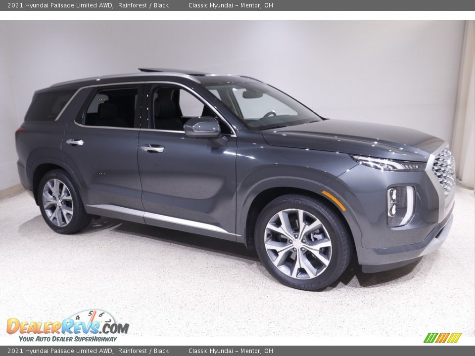 2021 Hyundai Palisade Limited AWD Rainforest / Black Photo #1