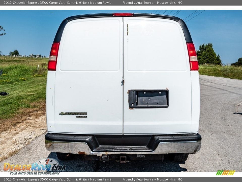 2012 Chevrolet Express 3500 Cargo Van Summit White / Medium Pewter Photo #5