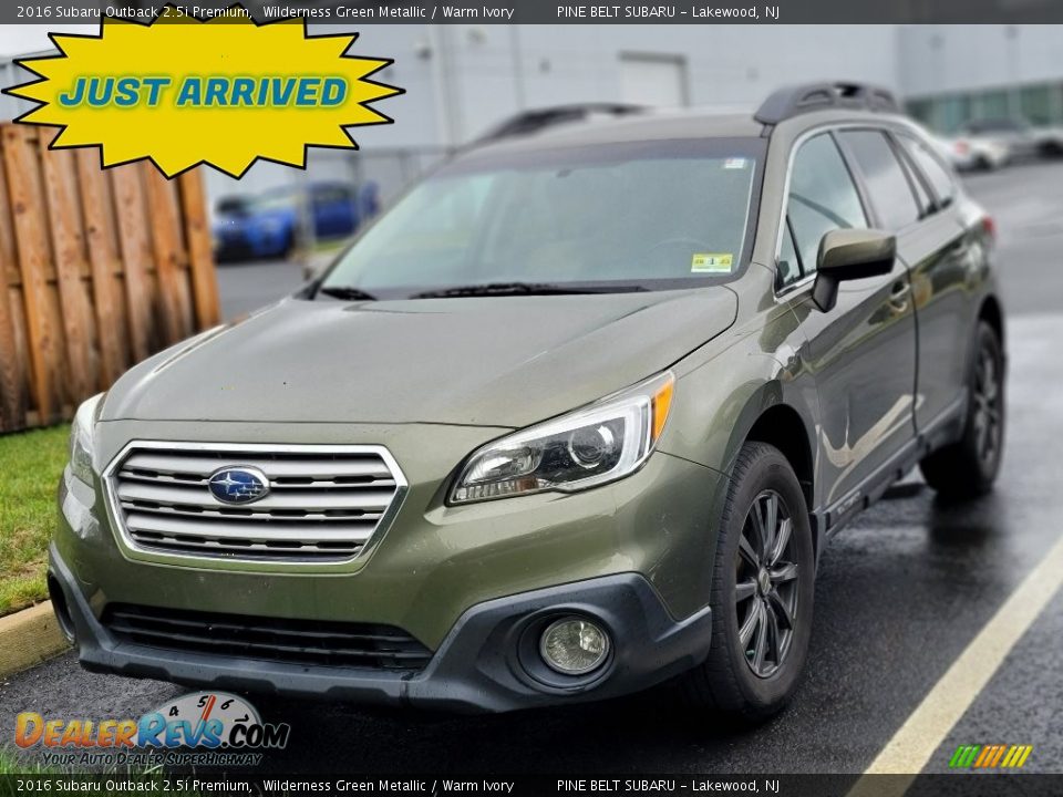 2016 Subaru Outback 2.5i Premium Wilderness Green Metallic / Warm Ivory Photo #1