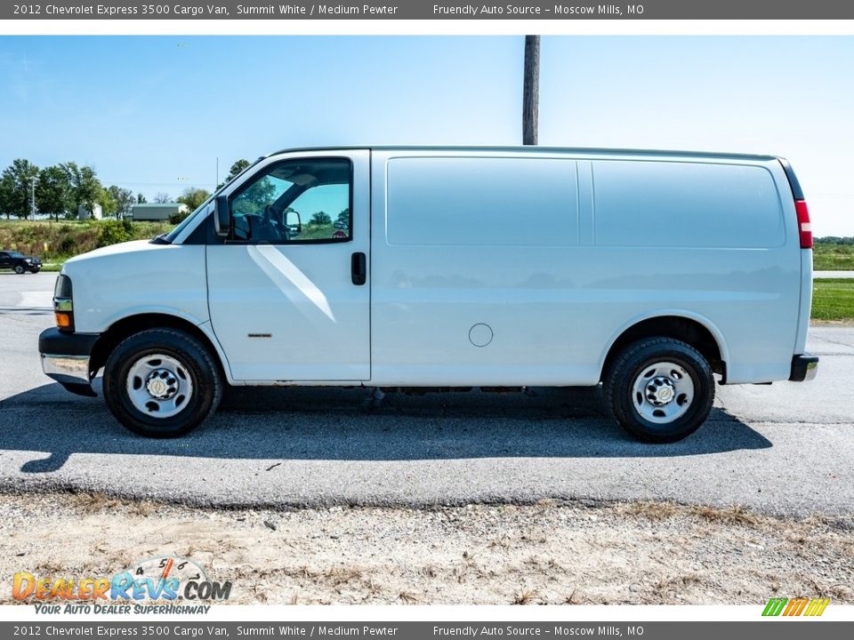 2012 Chevrolet Express 3500 Cargo Van Summit White / Medium Pewter Photo #7