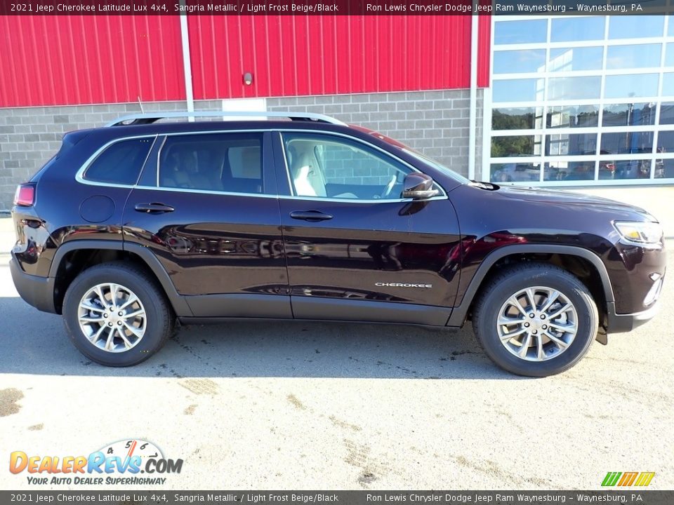 Sangria Metallic 2021 Jeep Cherokee Latitude Lux 4x4 Photo #9