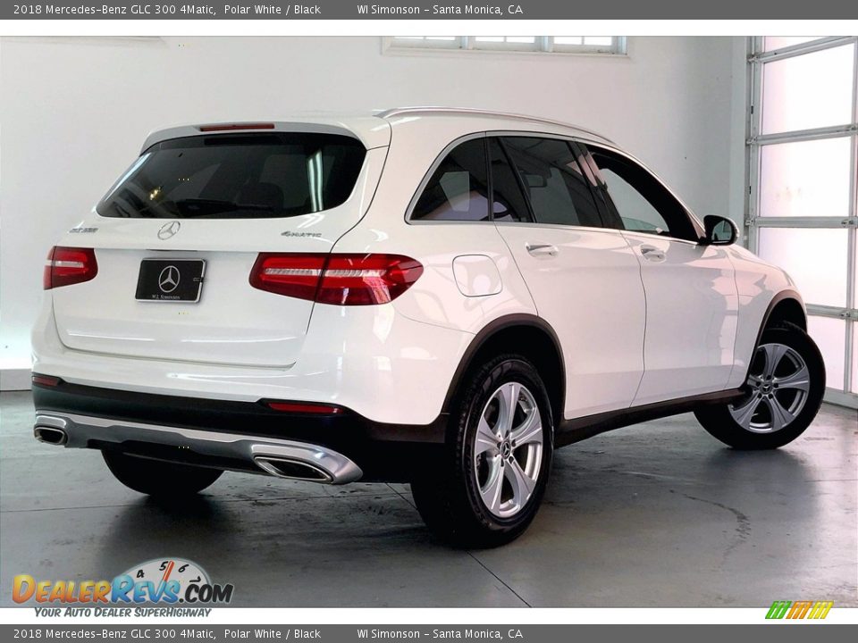 2018 Mercedes-Benz GLC 300 4Matic Polar White / Black Photo #13