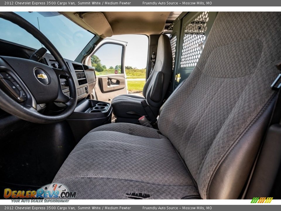 2012 Chevrolet Express 3500 Cargo Van Summit White / Medium Pewter Photo #17