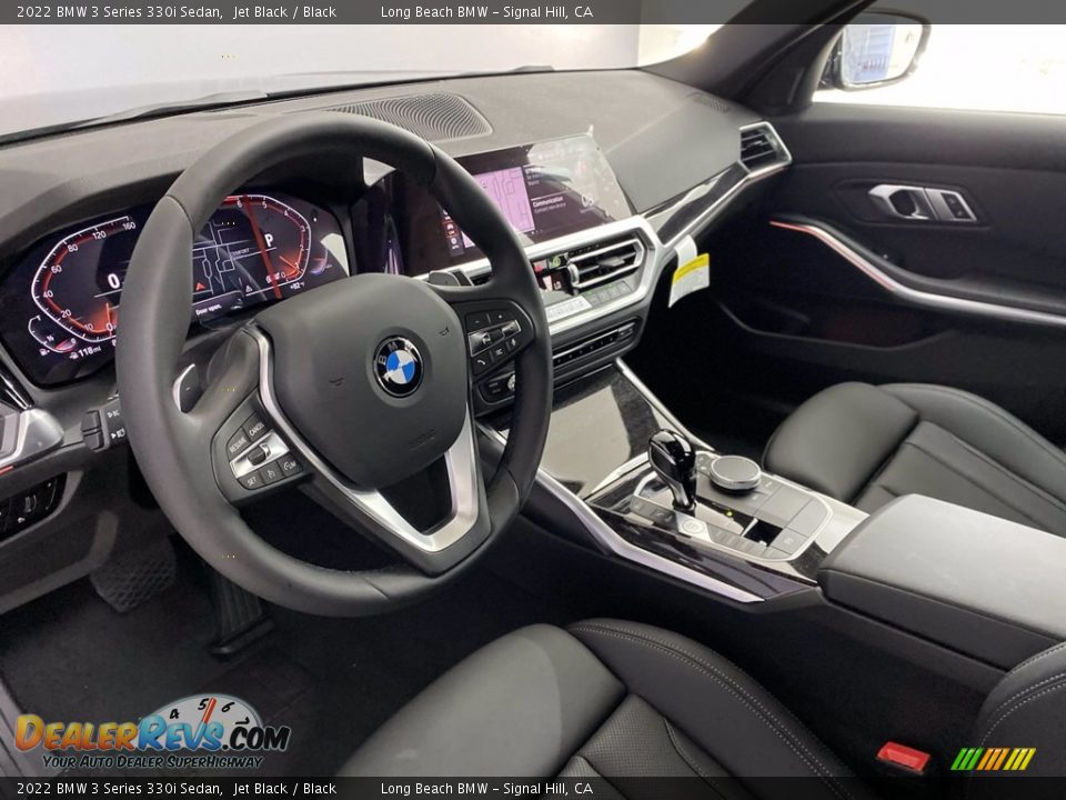 2022 BMW 3 Series 330i Sedan Jet Black / Black Photo #12