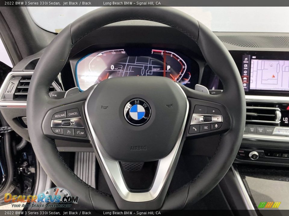 2022 BMW 3 Series 330i Sedan Jet Black / Black Photo #14