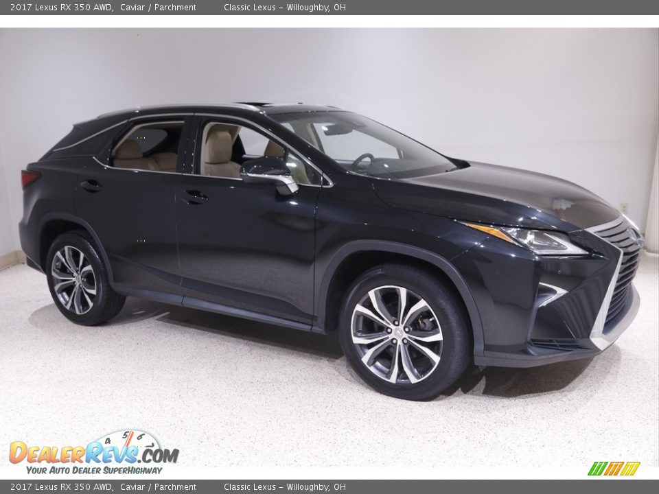 2017 Lexus RX 350 AWD Caviar / Parchment Photo #1