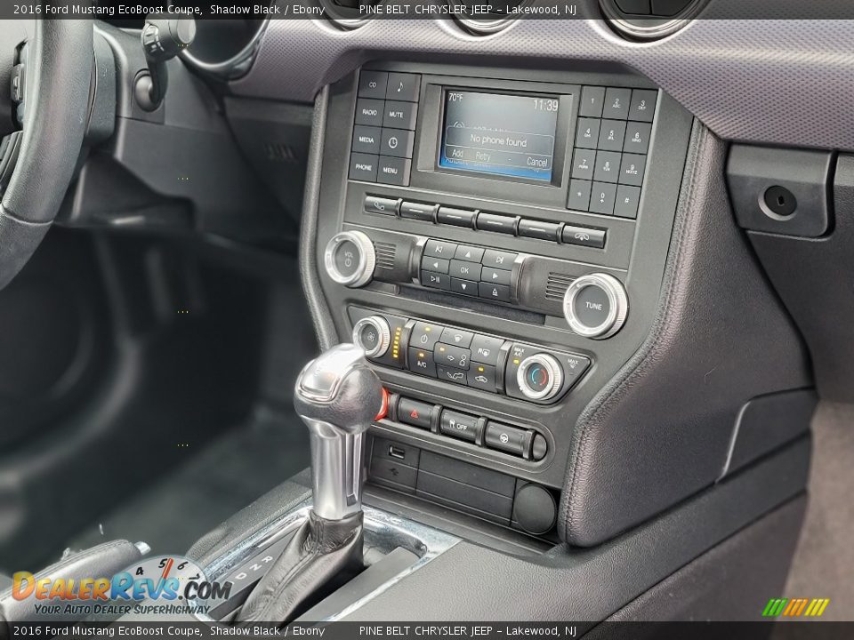 Controls of 2016 Ford Mustang EcoBoost Coupe Photo #4