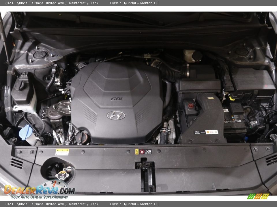 2021 Hyundai Palisade Limited AWD Rainforest / Black Photo #25