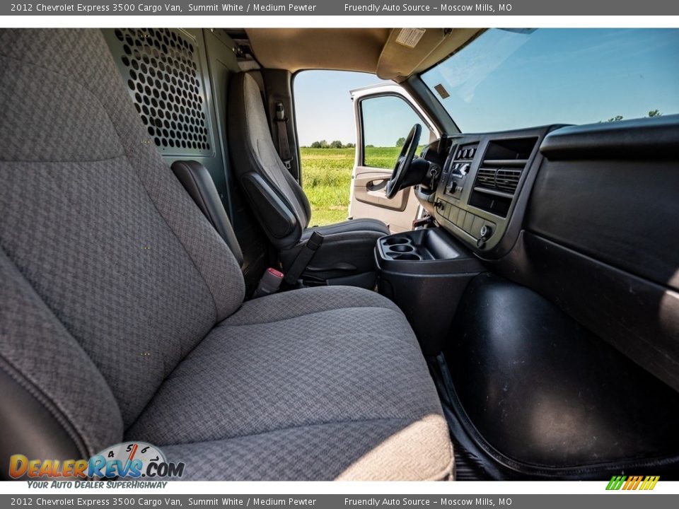 2012 Chevrolet Express 3500 Cargo Van Summit White / Medium Pewter Photo #28