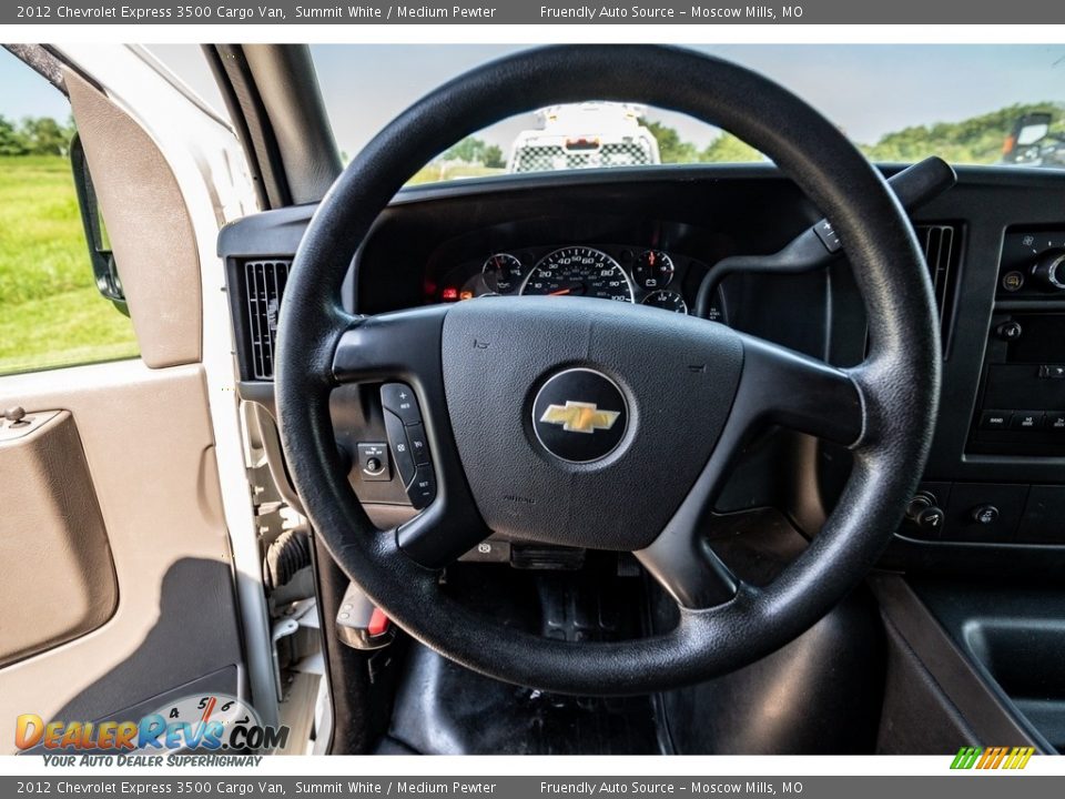 2012 Chevrolet Express 3500 Cargo Van Steering Wheel Photo #33