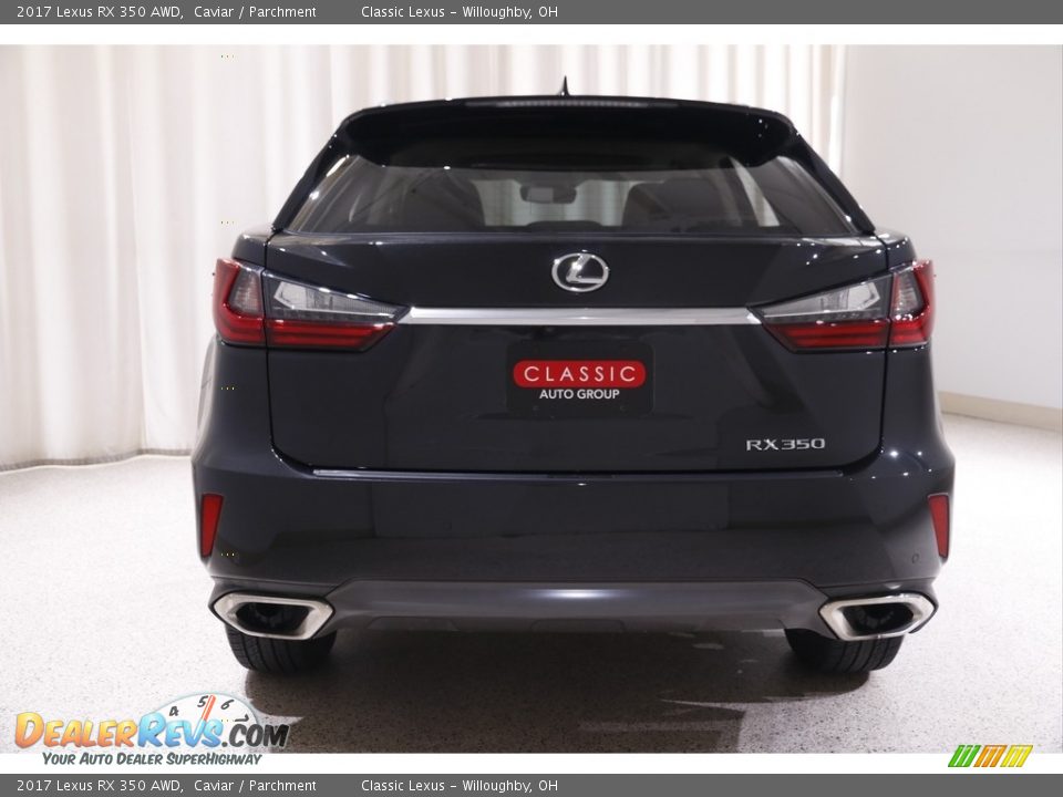 2017 Lexus RX 350 AWD Caviar / Parchment Photo #22