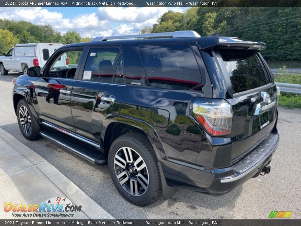 2021 Toyota 4Runner Limited 4x4 Midnight Black Metallic / Redwood Photo #2