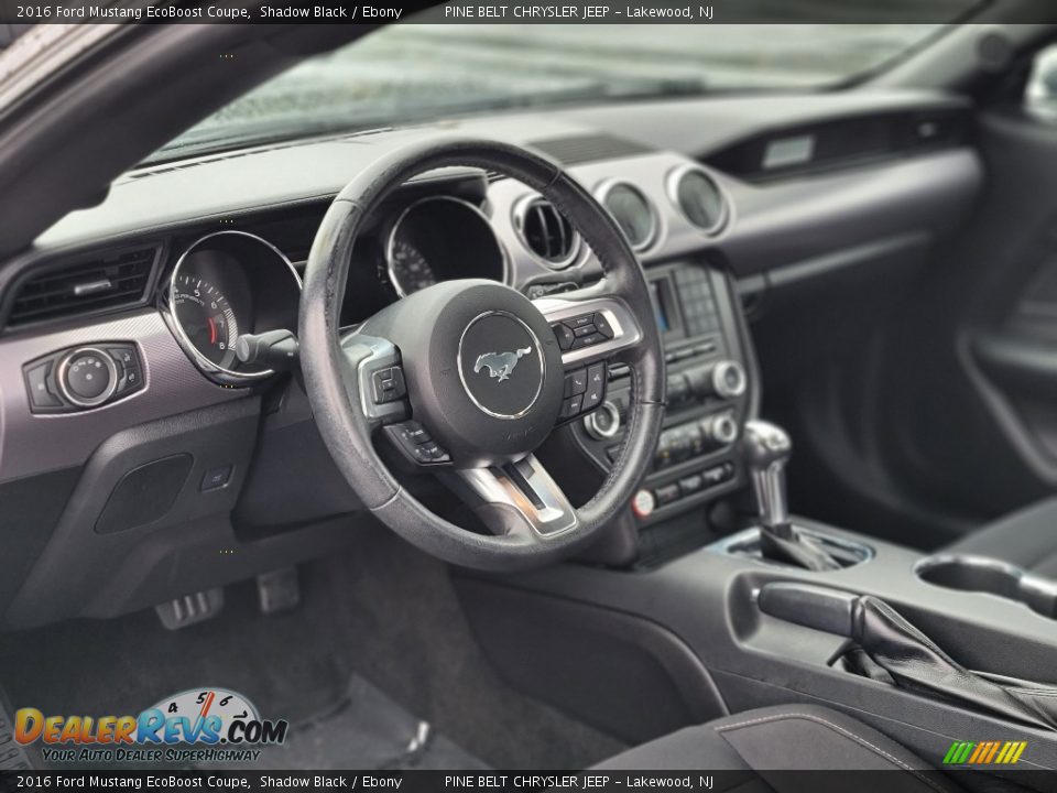 Dashboard of 2016 Ford Mustang EcoBoost Coupe Photo #27