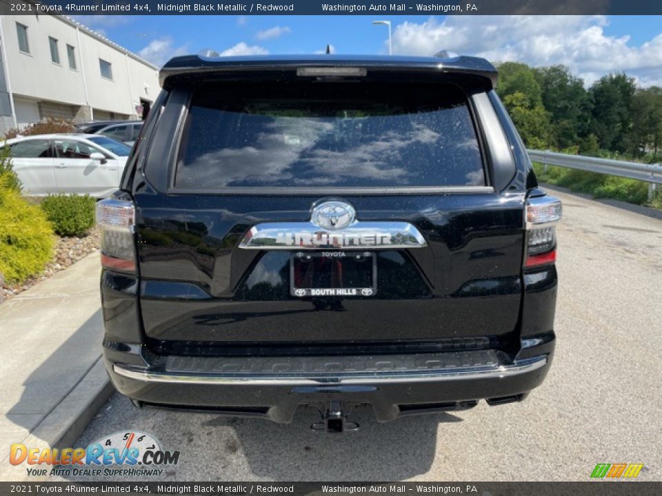 2021 Toyota 4Runner Limited 4x4 Midnight Black Metallic / Redwood Photo #8