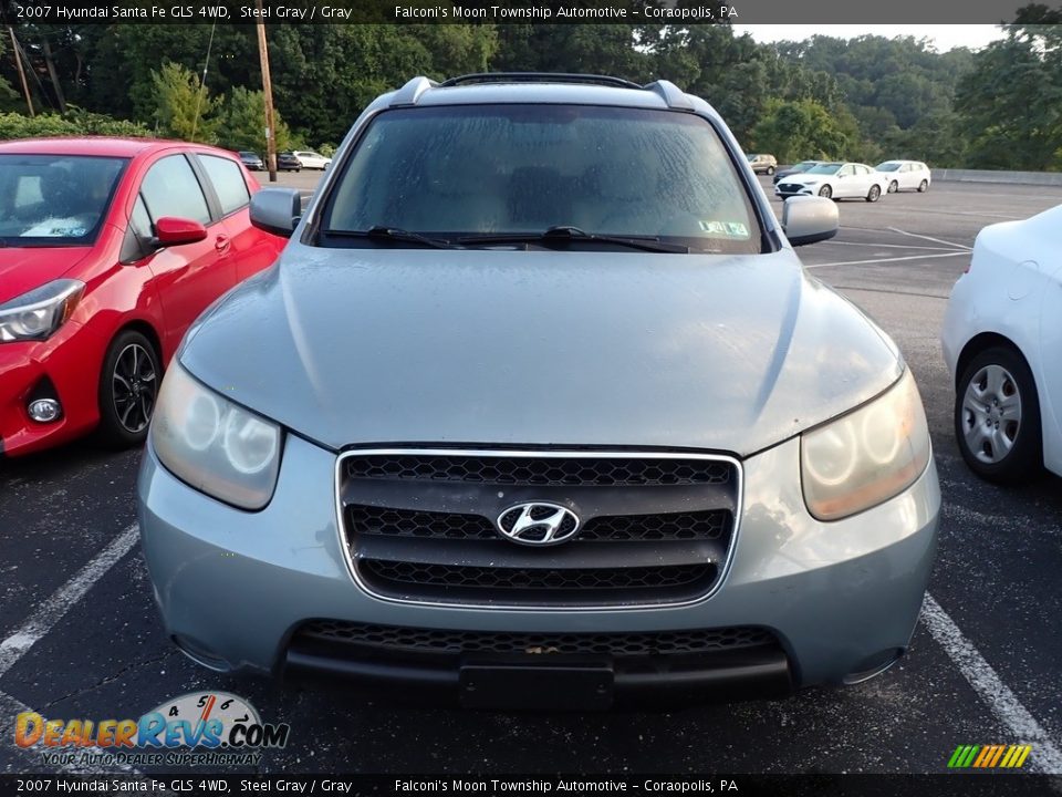 2007 Hyundai Santa Fe GLS 4WD Steel Gray / Gray Photo #4