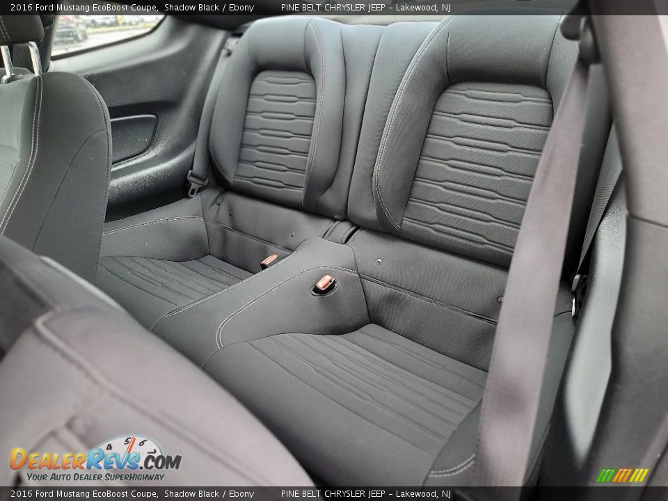 Rear Seat of 2016 Ford Mustang EcoBoost Coupe Photo #29