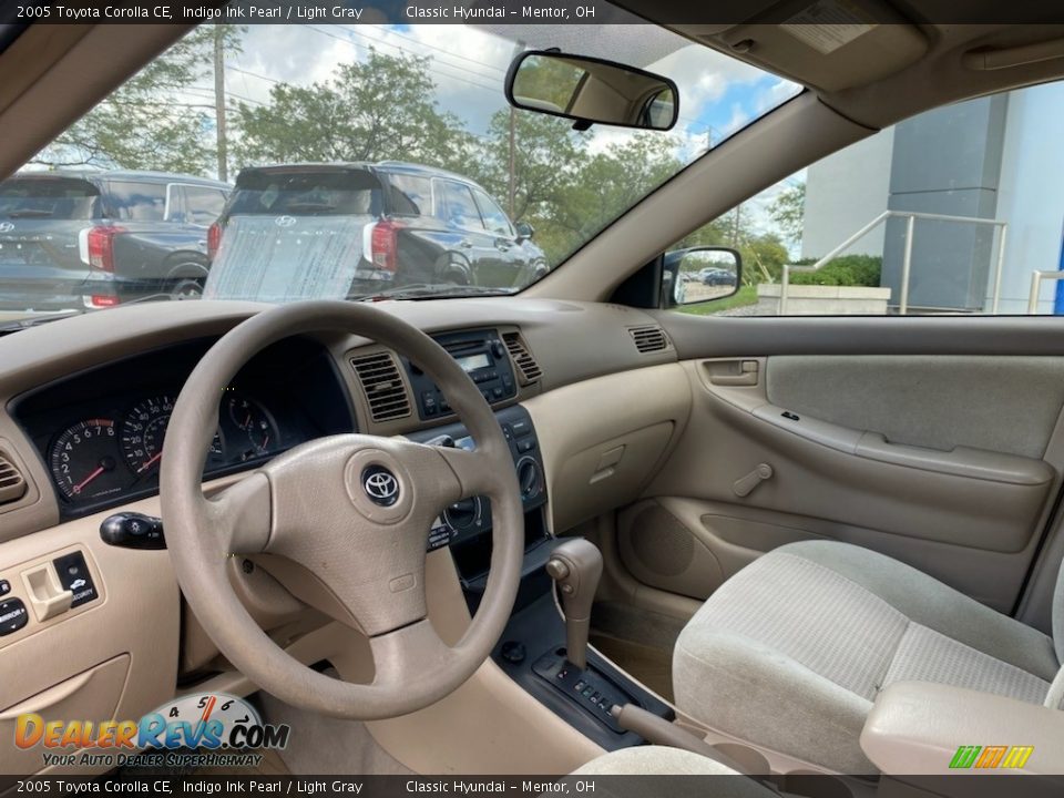 2005 Toyota Corolla CE Indigo Ink Pearl / Light Gray Photo #3