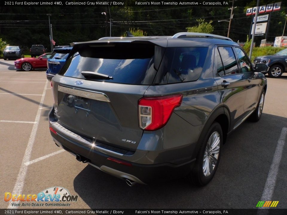 2021 Ford Explorer Limited 4WD Carbonized Gray Metallic / Ebony Photo #2