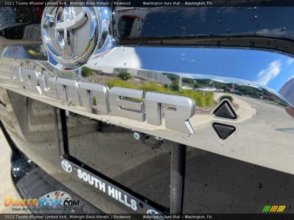 2021 Toyota 4Runner Limited 4x4 Midnight Black Metallic / Redwood Photo #13