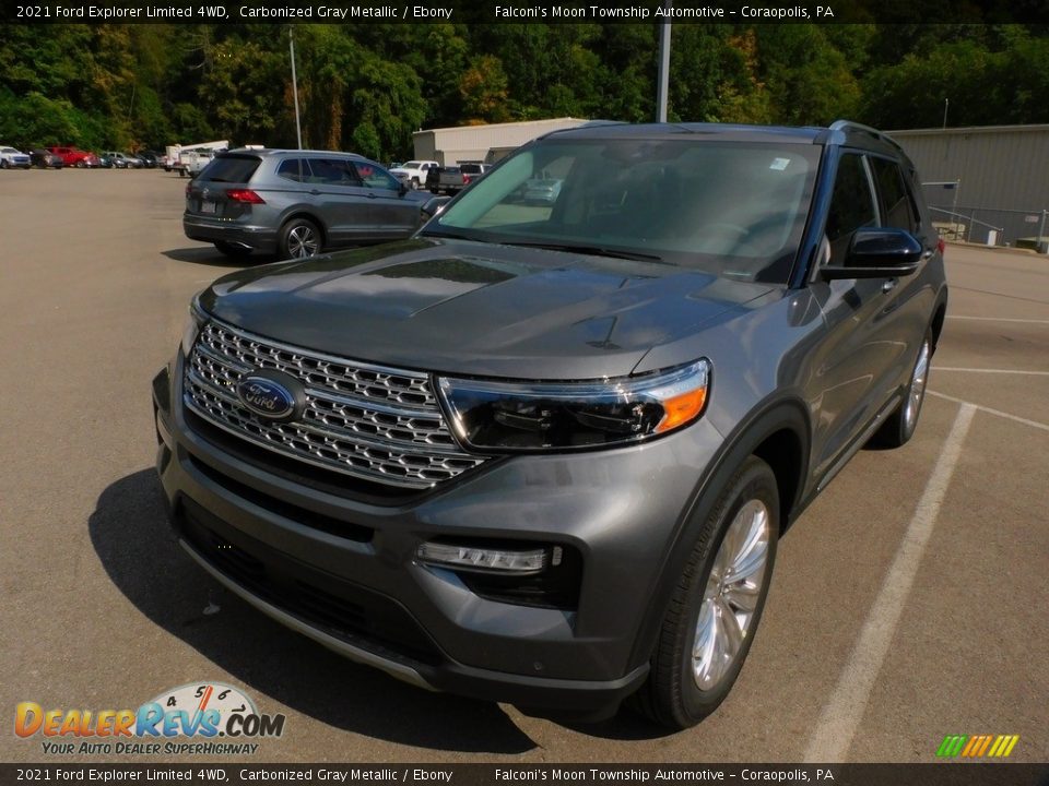 2021 Ford Explorer Limited 4WD Carbonized Gray Metallic / Ebony Photo #7