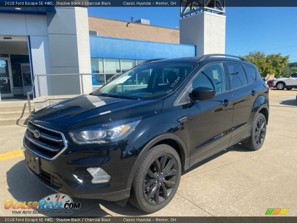 2018 Ford Escape SE 4WD Shadow Black / Charcoal Black Photo #1