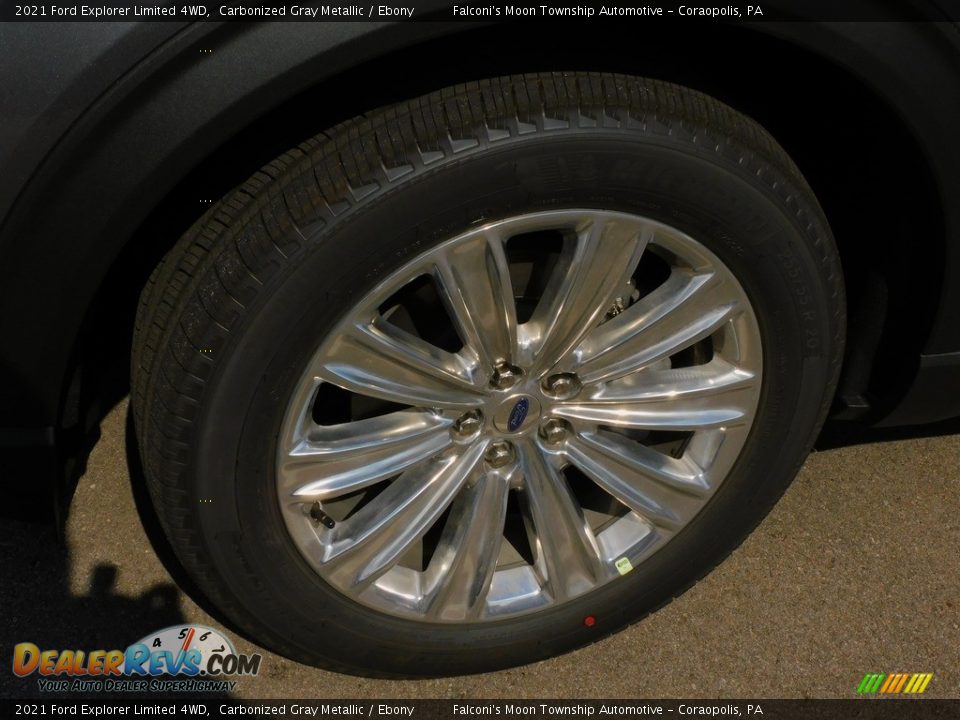2021 Ford Explorer Limited 4WD Carbonized Gray Metallic / Ebony Photo #9