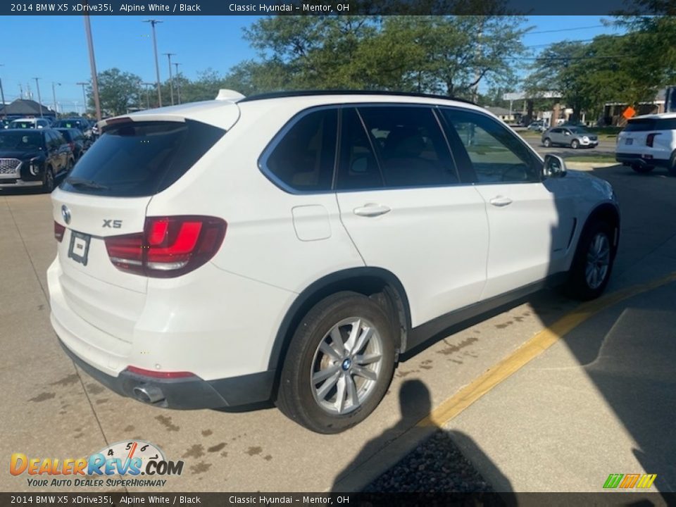 2014 BMW X5 xDrive35i Alpine White / Black Photo #2