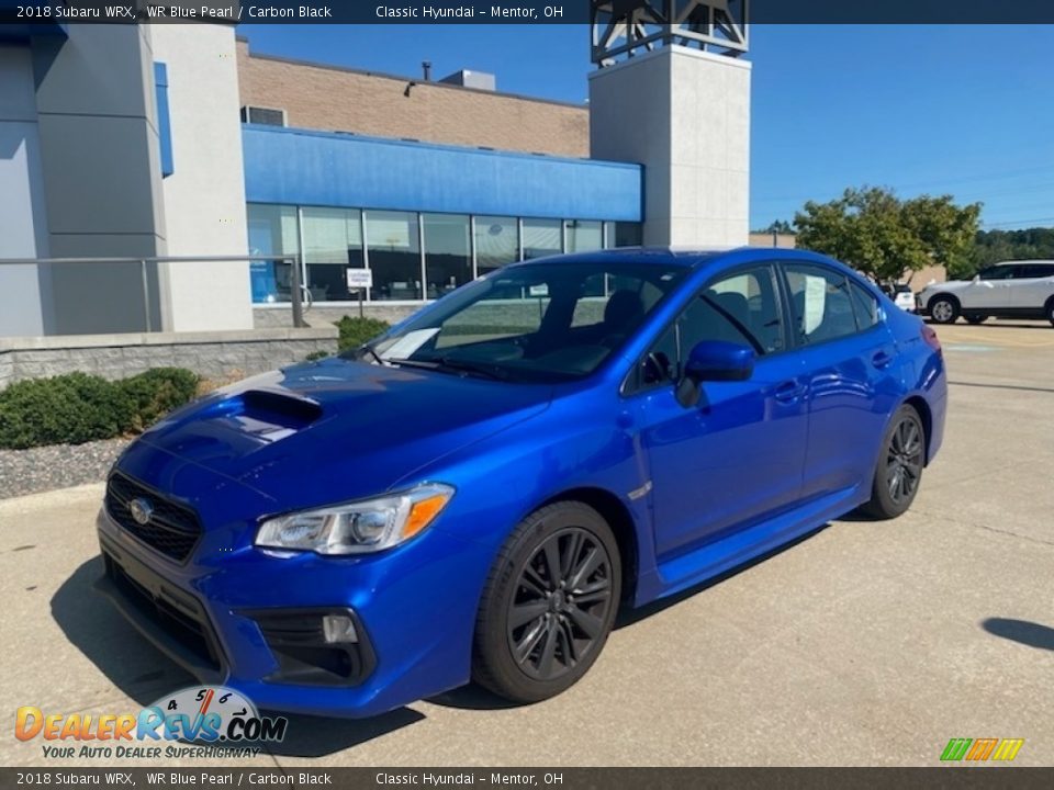 2018 Subaru WRX WR Blue Pearl / Carbon Black Photo #1