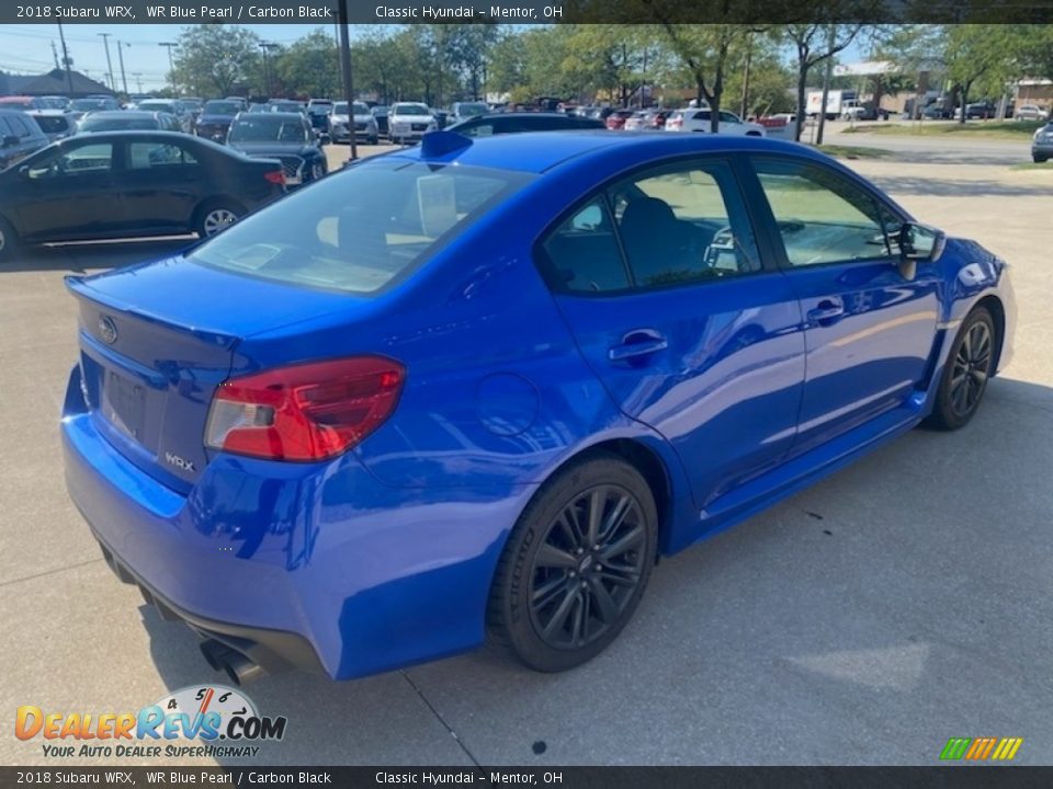 2018 Subaru WRX WR Blue Pearl / Carbon Black Photo #2