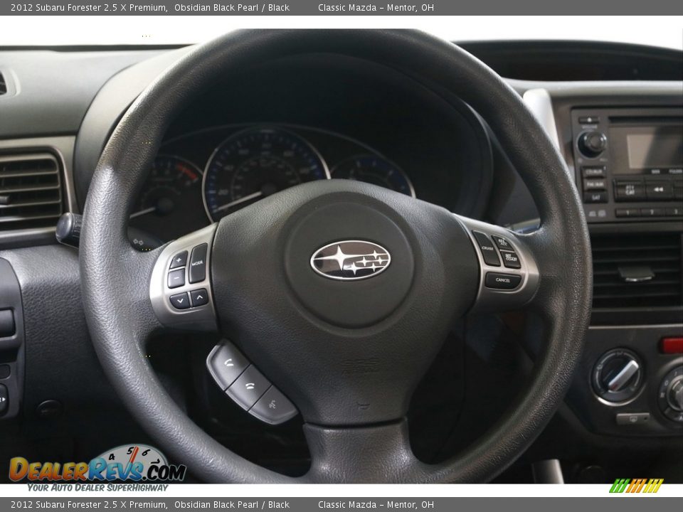 2012 Subaru Forester 2.5 X Premium Steering Wheel Photo #7
