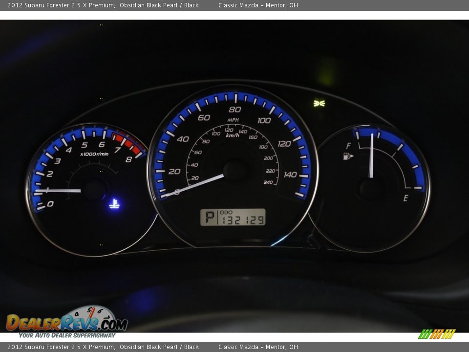 2012 Subaru Forester 2.5 X Premium Gauges Photo #8