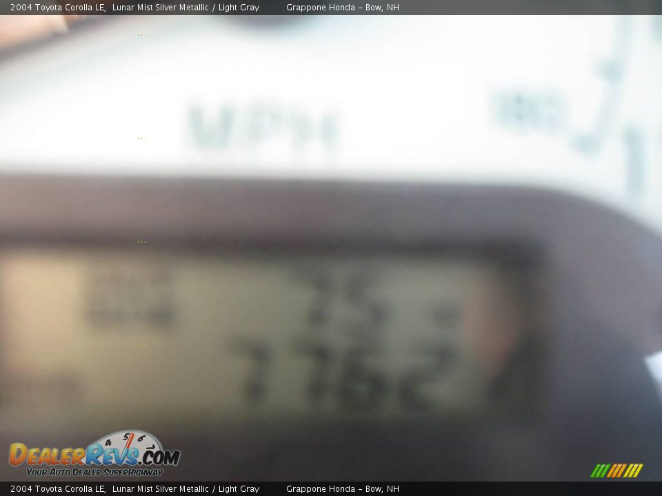 2004 Toyota Corolla LE Lunar Mist Silver Metallic / Light Gray Photo #8
