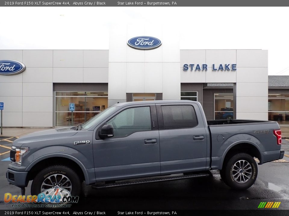 2019 Ford F150 XLT SuperCrew 4x4 Abyss Gray / Black Photo #1
