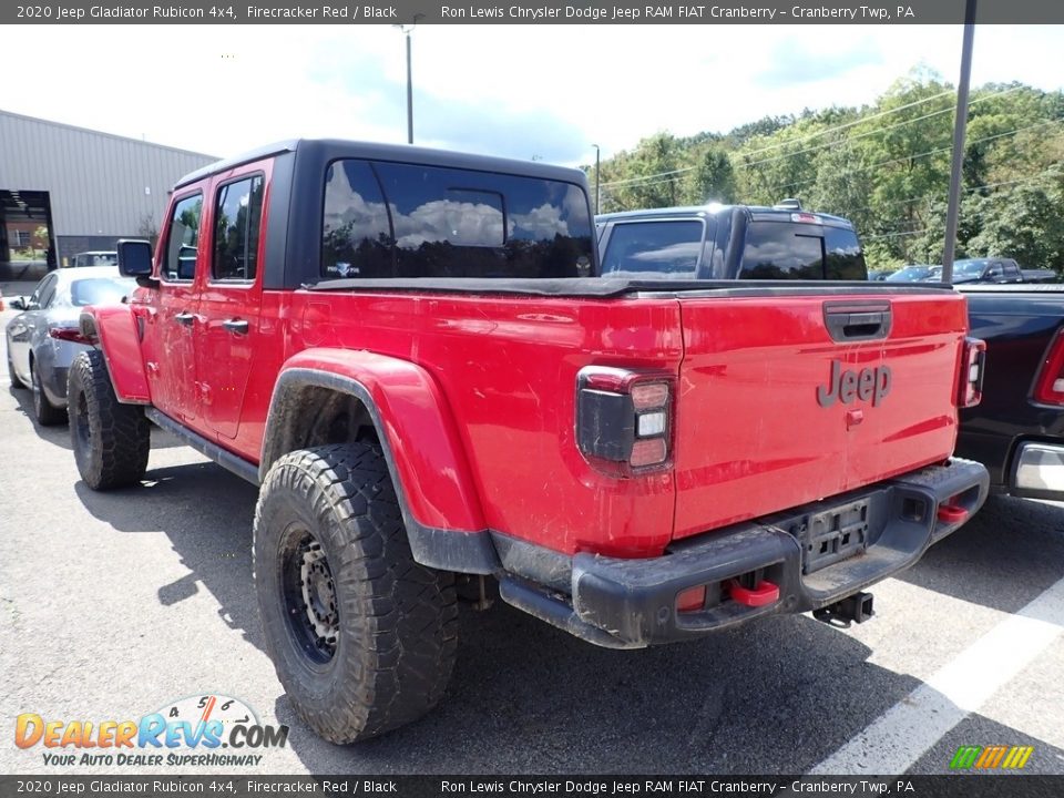 2020 Jeep Gladiator Rubicon 4x4 Firecracker Red / Black Photo #2