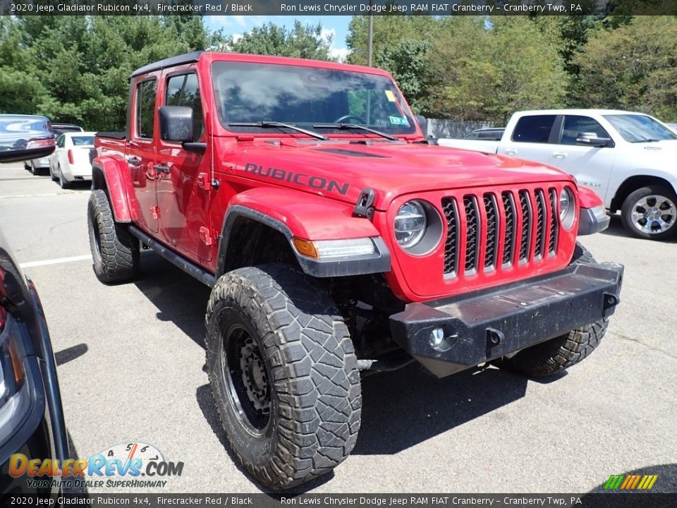 2020 Jeep Gladiator Rubicon 4x4 Firecracker Red / Black Photo #3