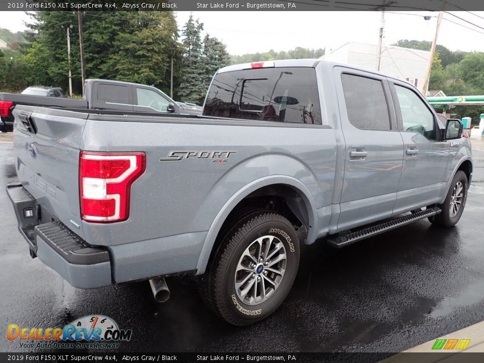 2019 Ford F150 XLT SuperCrew 4x4 Abyss Gray / Black Photo #5